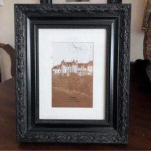 Elegant Black Ornate Picture Frames Pair of 2